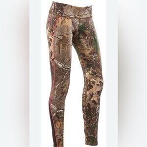 Under Armour Scent Control Camo Leggings REALTREE Mossy Oak Treestand Large